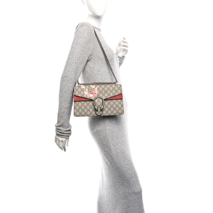 Gucci GG Supreme Monogram Blooms Small Dionysus Shoulder Bag Beige Multicolor Dry Rose 2 of 10
