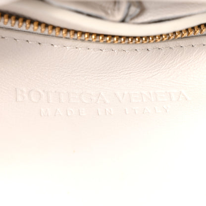 Bottega Veneta Lambskin Maxi Intreccio Padded Chain Cassette Crossbody Bag White 6 of 10
