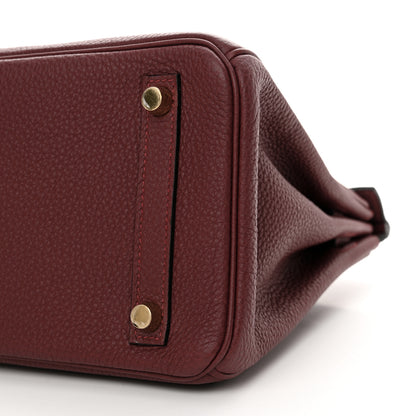 Hermes Togo Birkin 25 Rouge H 10 of 11