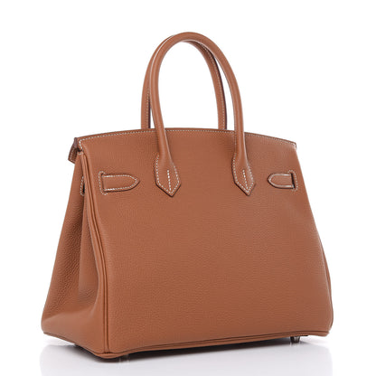 Hermes Togo Birkin 30 Gold 3 of 33