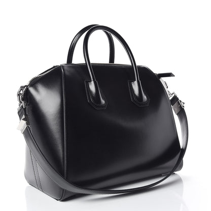 Givenchy Shiny Lord Calfskin Medium Antigona Black 3 of 9