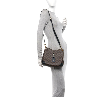 Louis Vuitton Damier Ebene Odeon PM Black 2 of 9