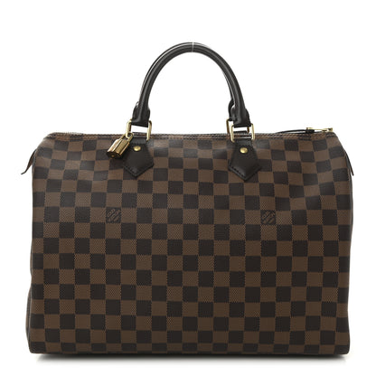 Louis Vuitton Damier Ebene Speedy 35 1 of 10