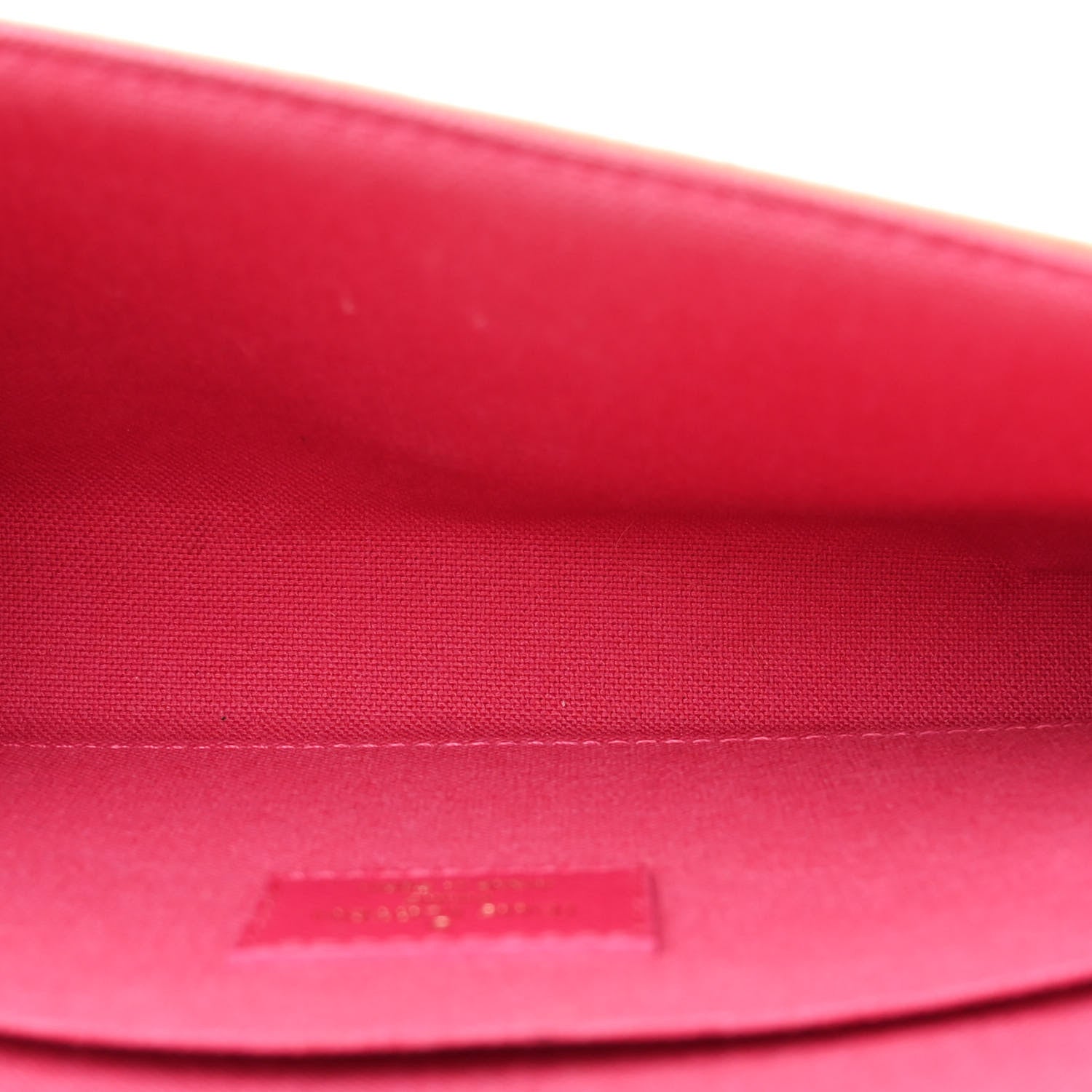 Louis Vuitton Damier Azur Studded Pochette Felicie Chain Wallet Fuchsia 6 of 13