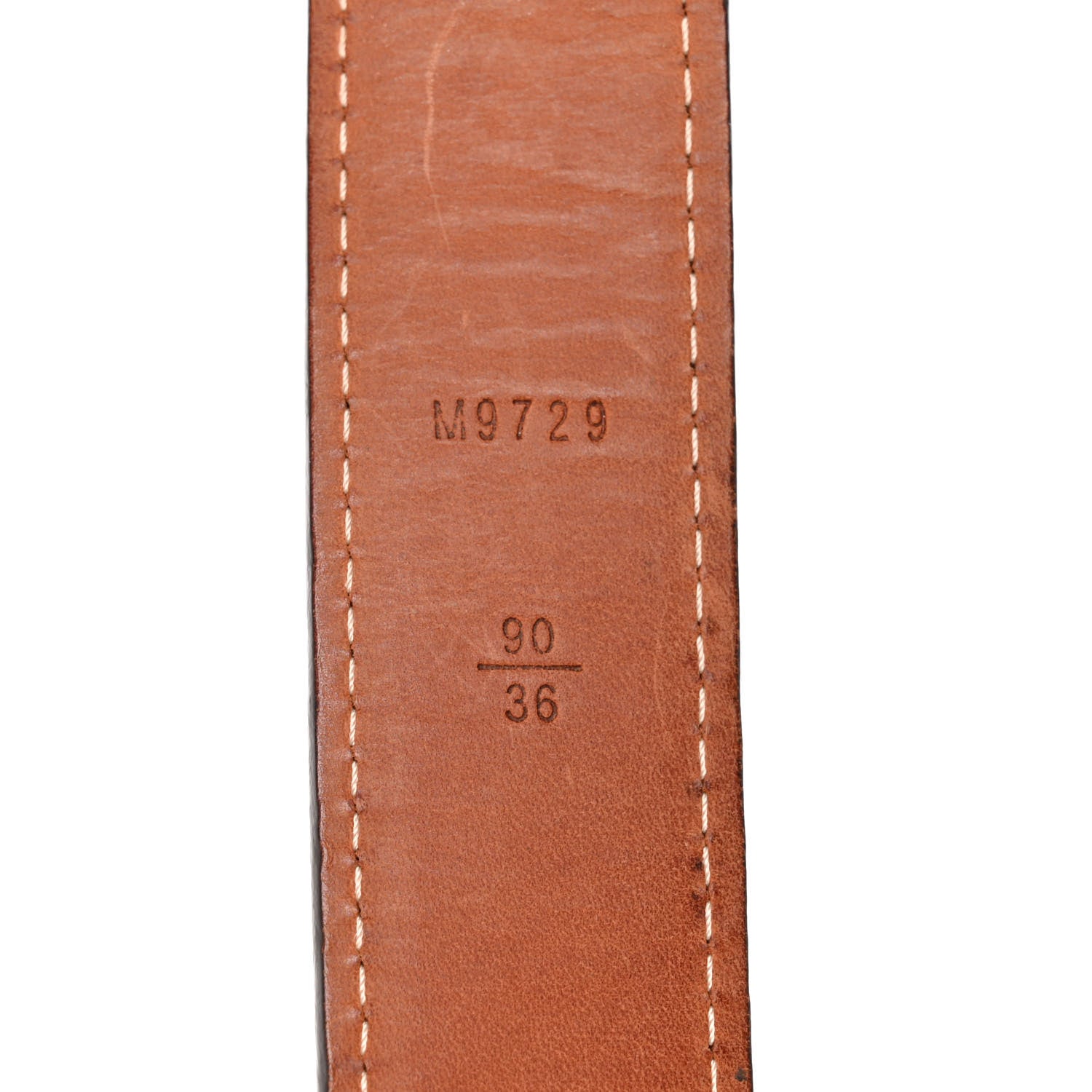 Louis Vuitton Damier Ebene Tresor Belt 90 36 7 of 11