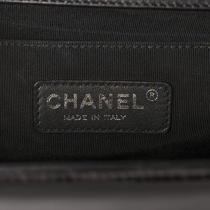 Chanel Patent Calfskin Quilted Medium Boy Flap Black 6 of 10