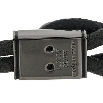 Louis Vuitton Monogram Eclipse Taiga Loop It Bracelet Black 3 of 3