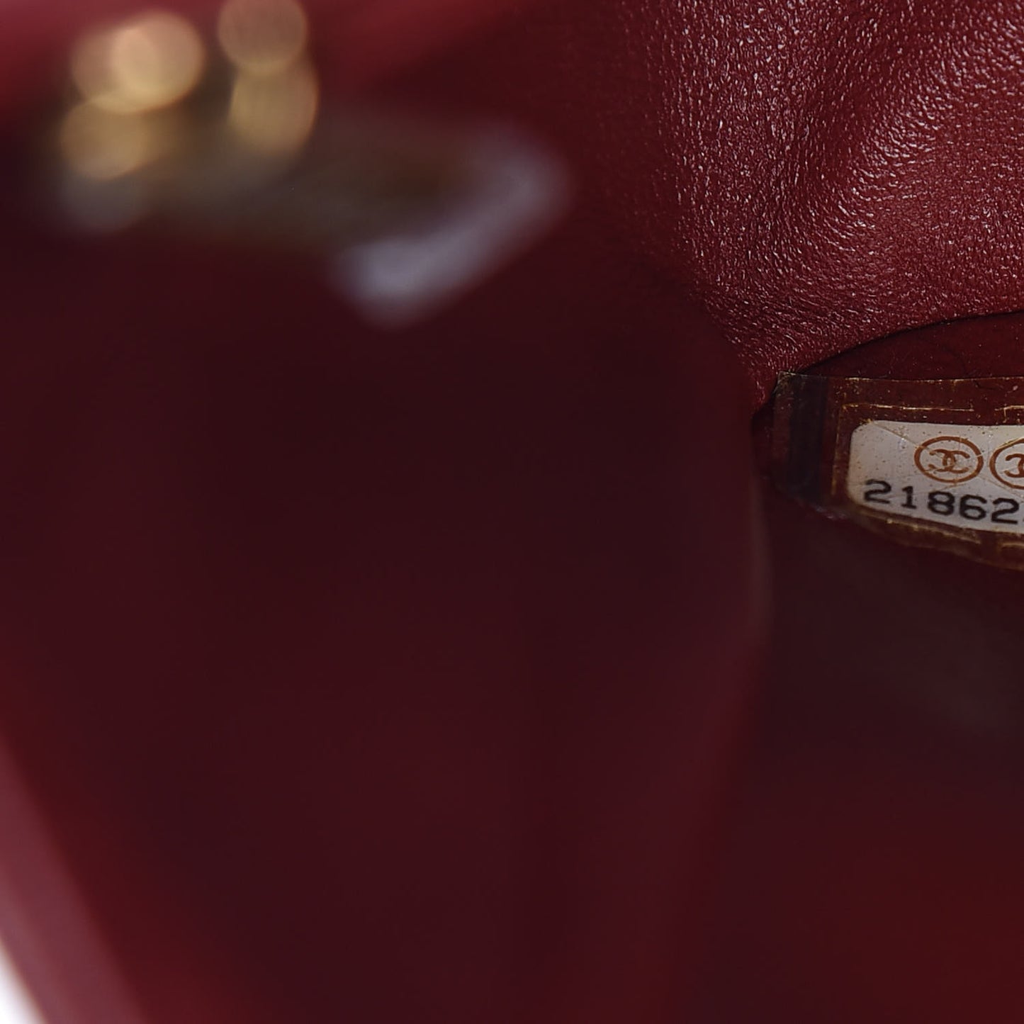 Lambskin Mosaic Medium Flap Red Multicolor