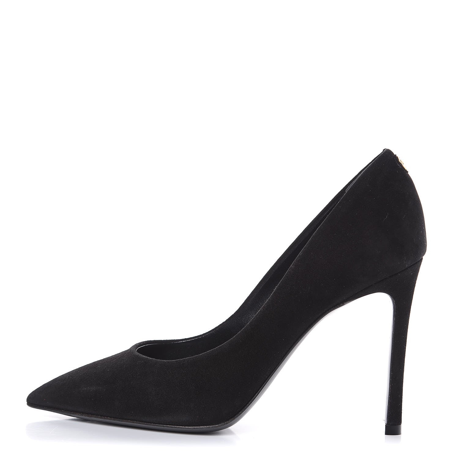 Louis Vuitton Suede Pumps 37 Black 1 of 10