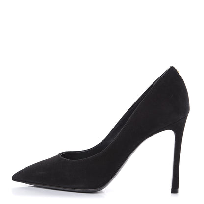 Louis Vuitton Suede Pumps 37 Black 1 of 10