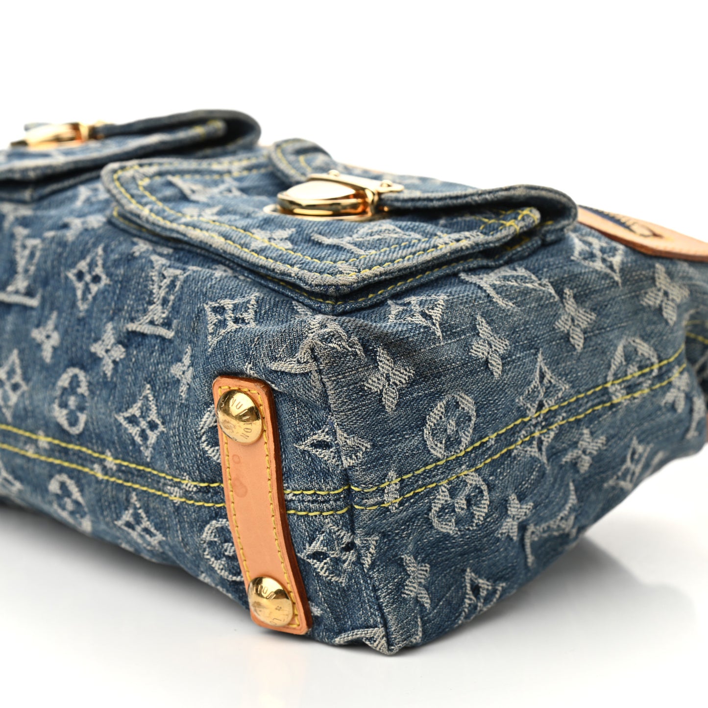 Monogram Denim Baggy PM Blue