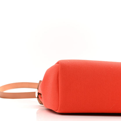 Hermes Vache Hunter Toile Herbag Zip 31 PM Capucine Fauve 10 of 12