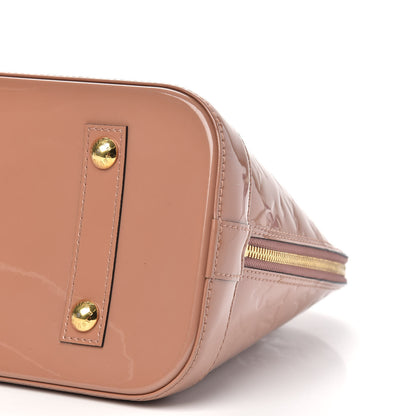 Louis Vuitton Vernis Alma PM Rose Velours 8 of 10