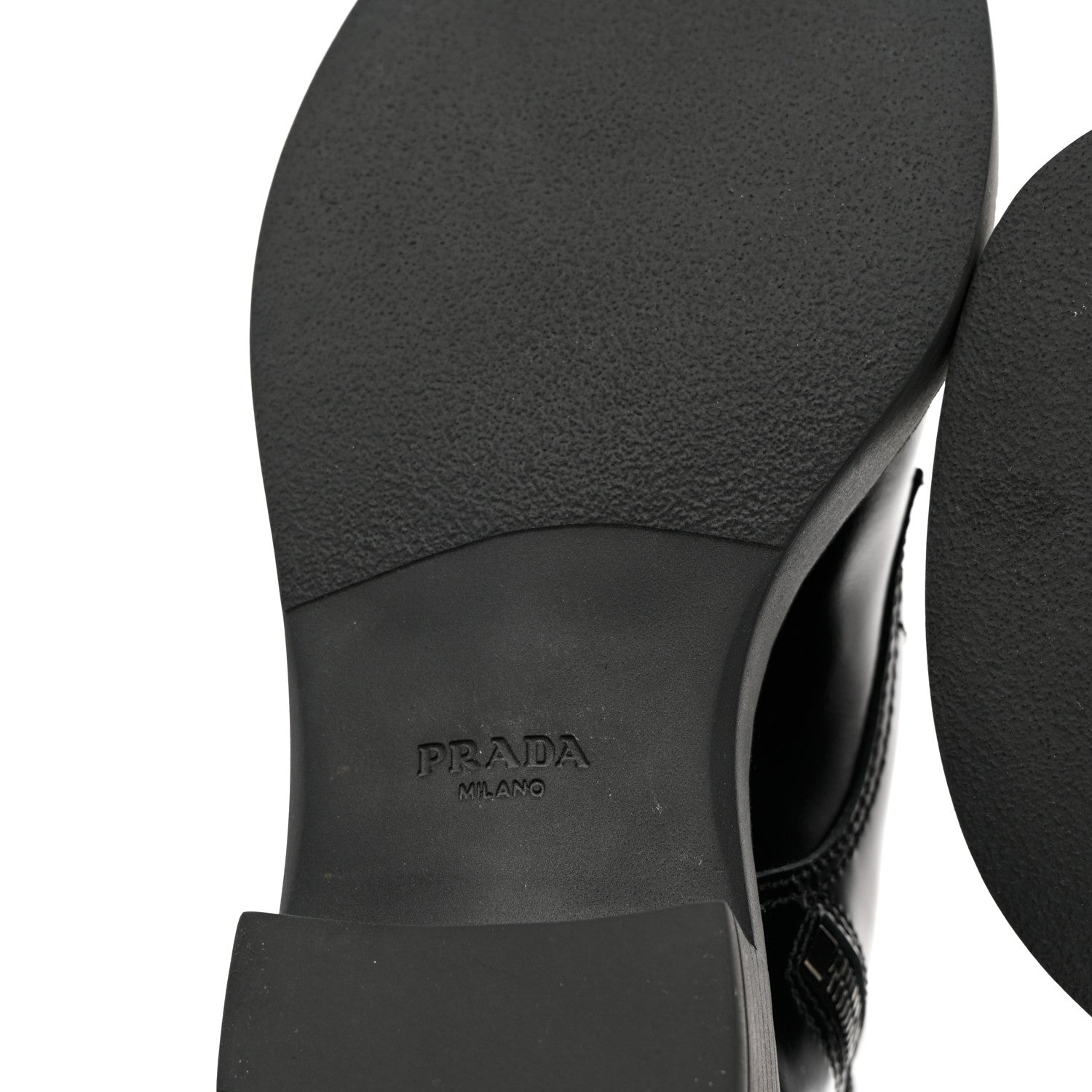 Prada Spazzolato Chocolate 50mm Combat Boots 35.5 Black 6 of 9