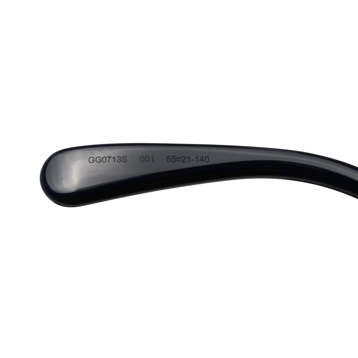Gucci Acetate Square GG Web Sunglasses GG0714S Black 7 of 9