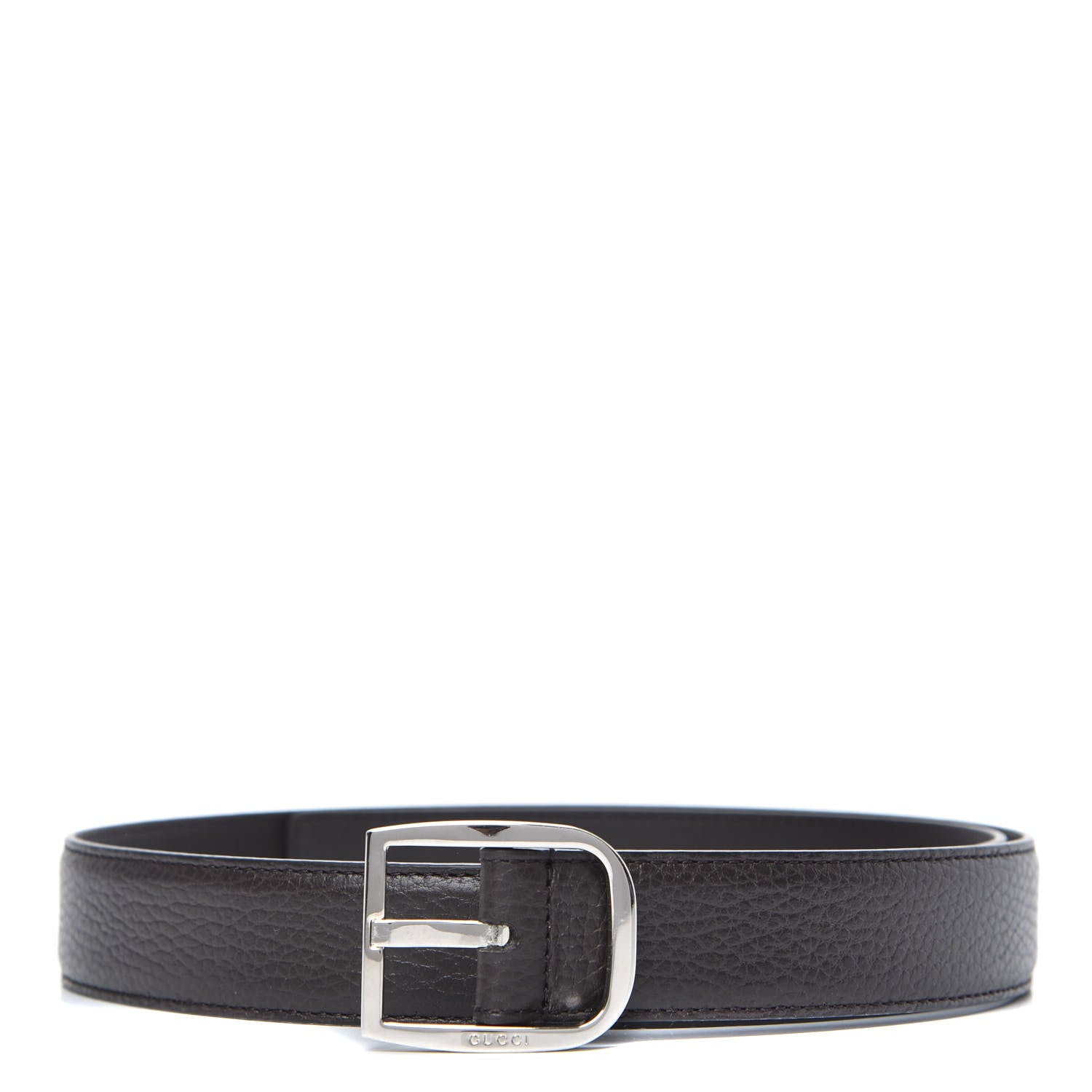 Gucci Calfskin Belt 85 34 Dark Brown 1 of 4