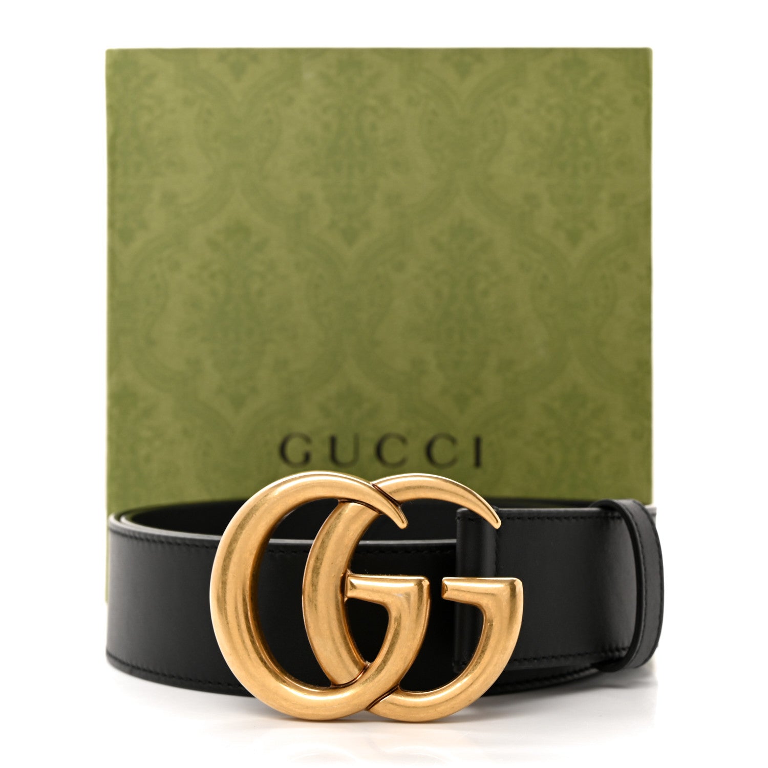 Gucci Calfskin Double G 40mm Belt 95 38 Black 7 of 7
