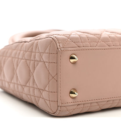 Christian Dior Lambskin Cannage Small My ABCDior Lady Dior Blush 7 of 8