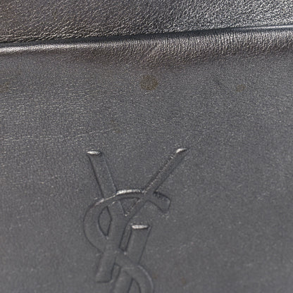 Saint Laurent Metallic Calfskin Monogram Small Lou Camera Bag Silver 12 of 14