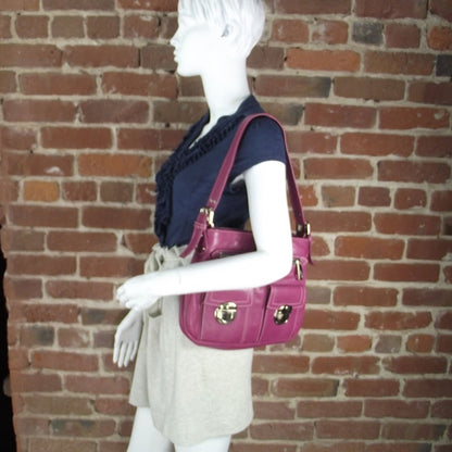 Marc Jacobs Leather Sophia Hobo Violet 2 of 10