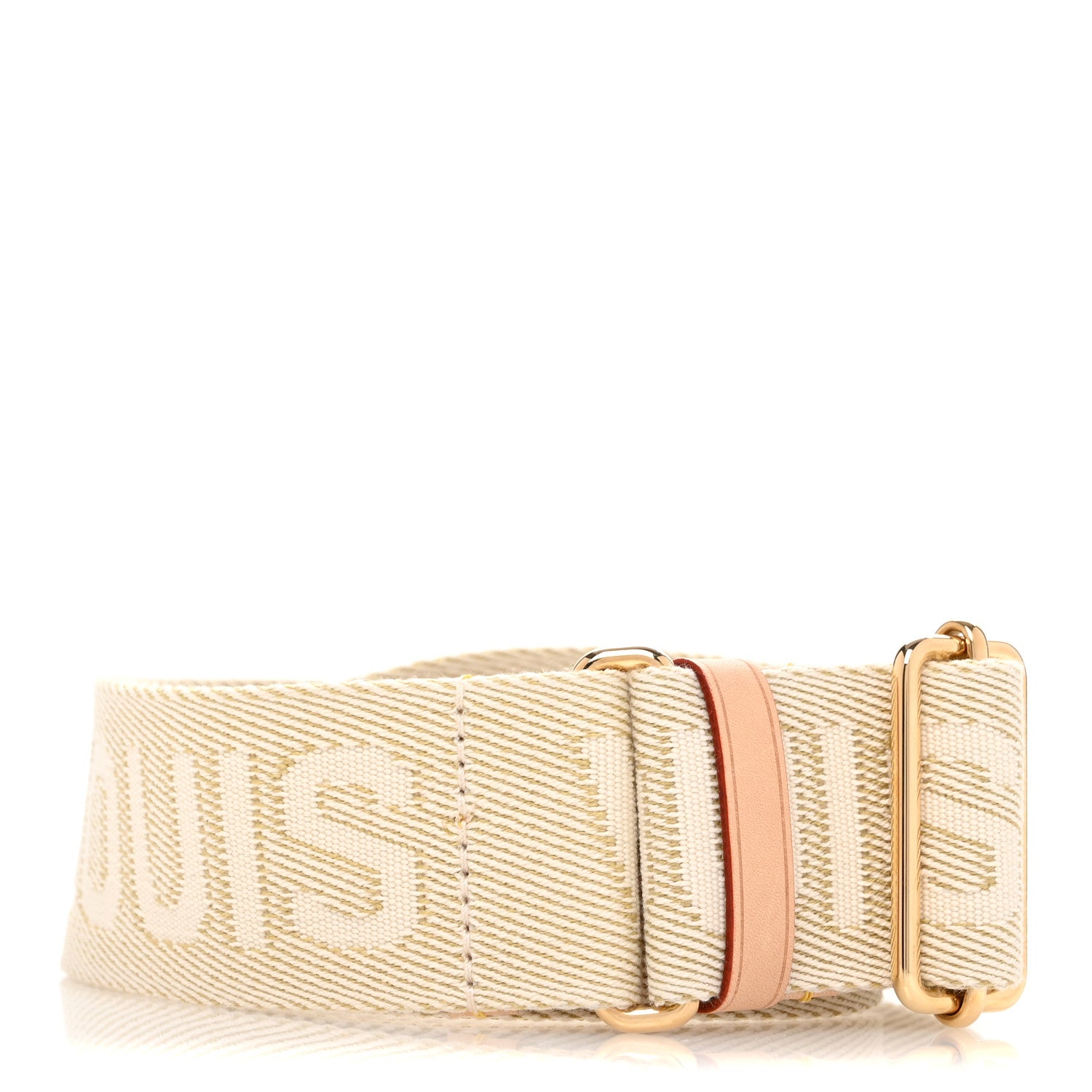 Louis Vuitton Jacquard High Rise Shoulder Strap Beige 2 of 8