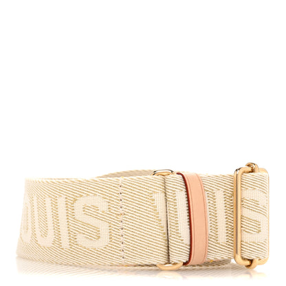 Louis Vuitton Jacquard High Rise Shoulder Strap Beige 2 of 8