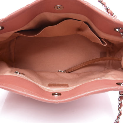 Chanel Caviar Quilted Timeless CC Soft Tote Pink 4 of 11