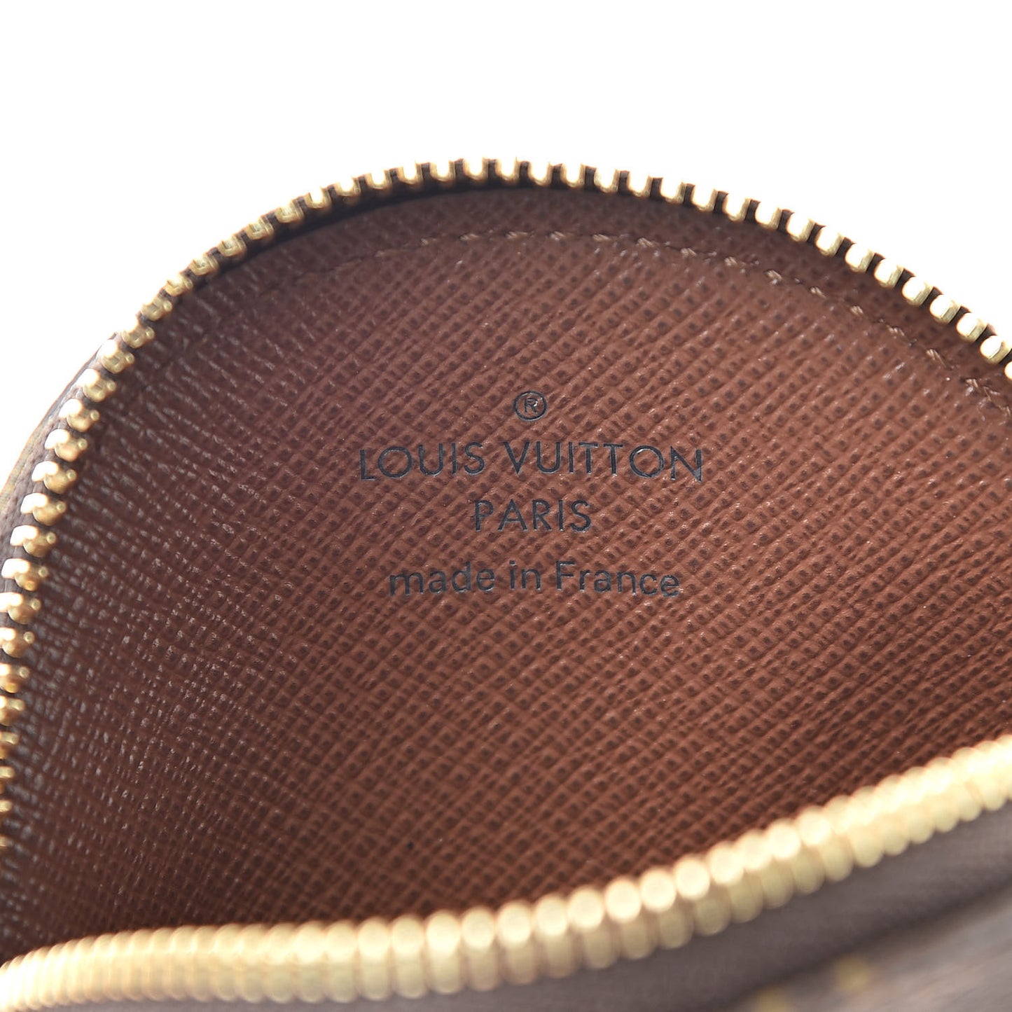 Monogram Round Coin Purse