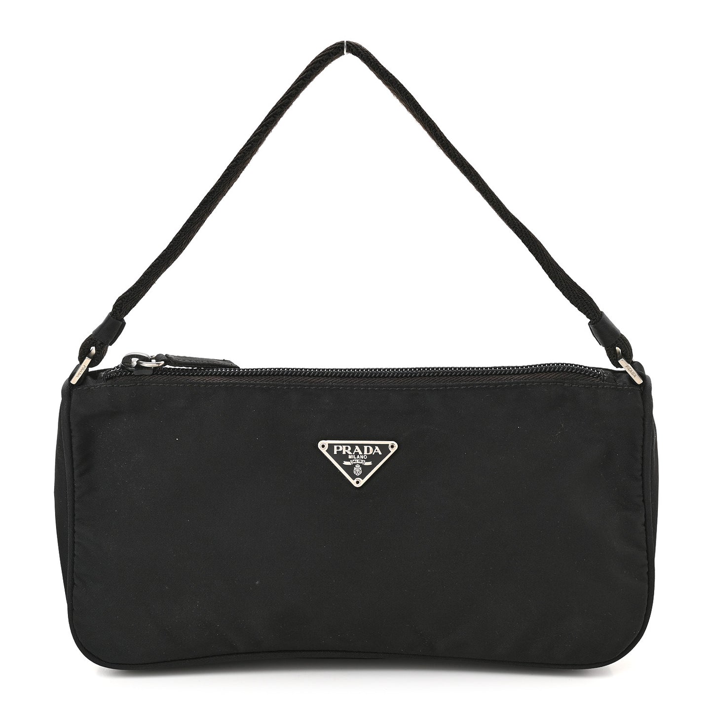 Tessuto Nylon Pochette Bag Black
