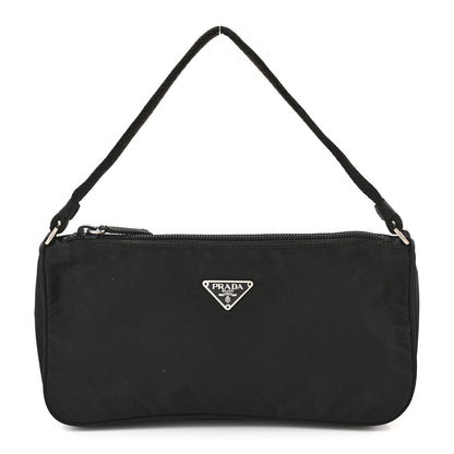 Prada Tessuto Nylon Pochette Bag Black 1 of 9
