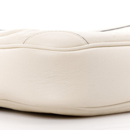 Gucci Wonka Grain Calfskin GG Monogram Star Embossed Small GG Shoulder Bag White 11 of 12