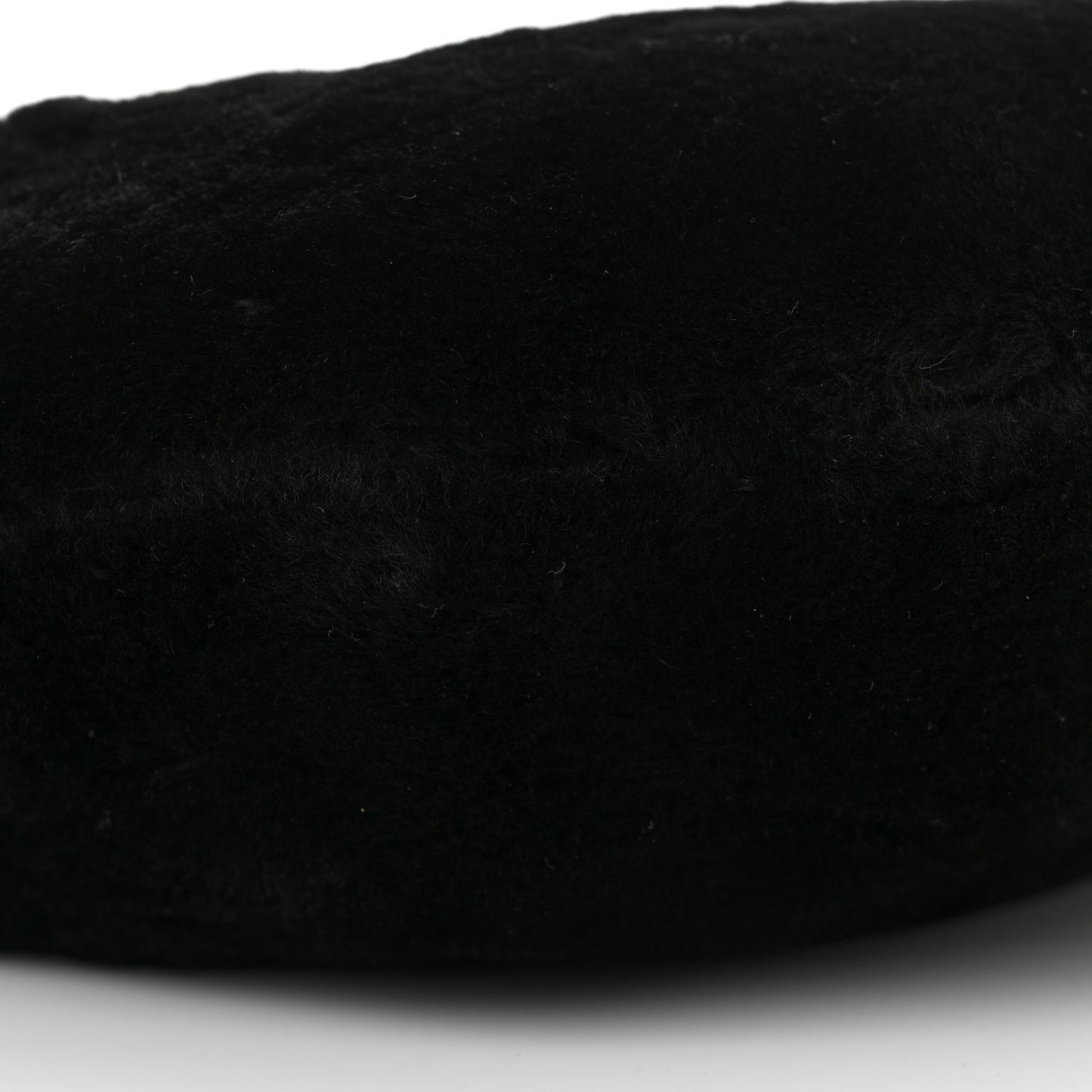 Shearling Medium Olivia Hobo Black