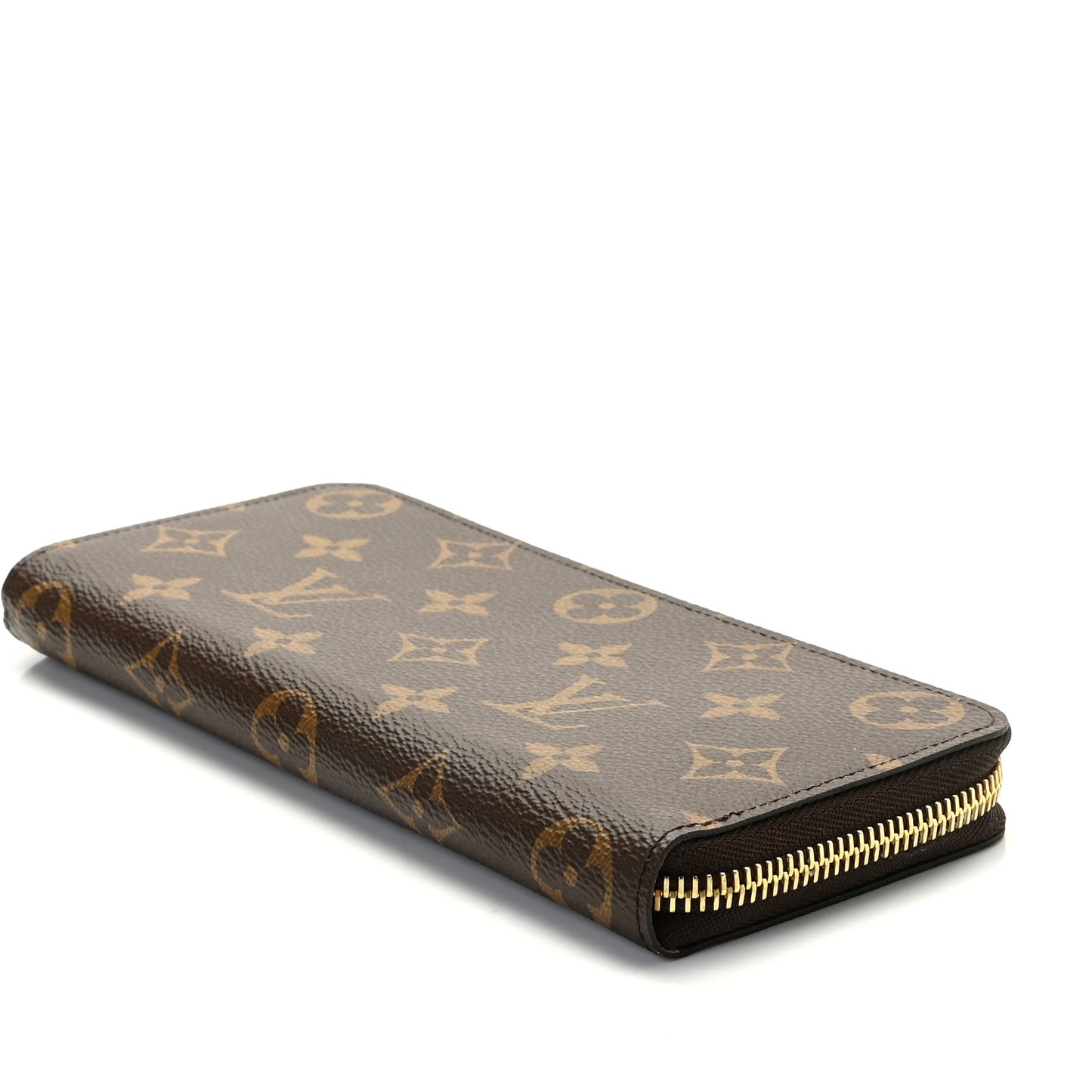 Monogram Clemence Wallet Rose Ballerine