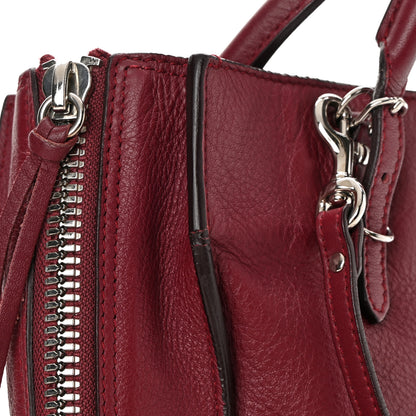 Balenciaga Veau Papier Mini A4 Zip Around Tote Rouge Aubergine 12 of 15