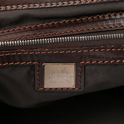 Fendi Zucca Calfskin Shopping Tote Tobacco 5 of 16