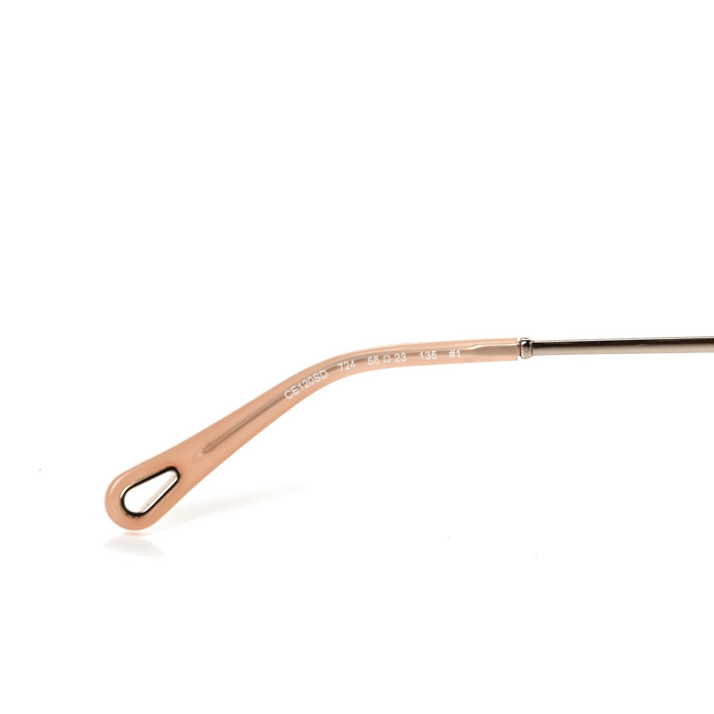 Oversized Round Carlina Sunglasses CE120SD Peach Pink