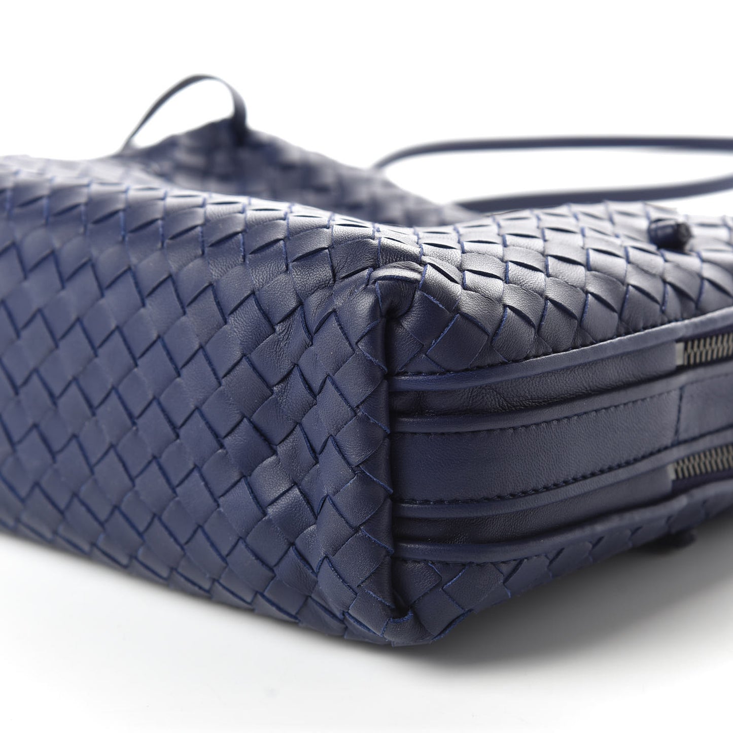 Nappa Intrecciato Pillow Crossbody Messenger Atlantic