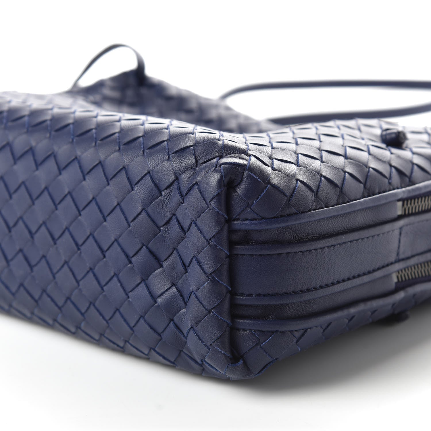 Bottega Veneta Nappa Intrecciato Pillow Crossbody Messenger Atlantic 7 of 9