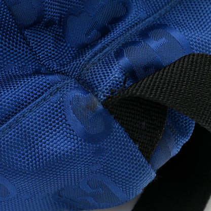 Gucci Econyl Nylon Monogram Off The Grid Utility Pocket Backpack Guilted Blue Black 11 of 12
