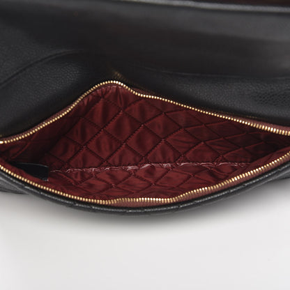 Chanel Caviar Quilted CC Beauty Clutch Black 6 of 8