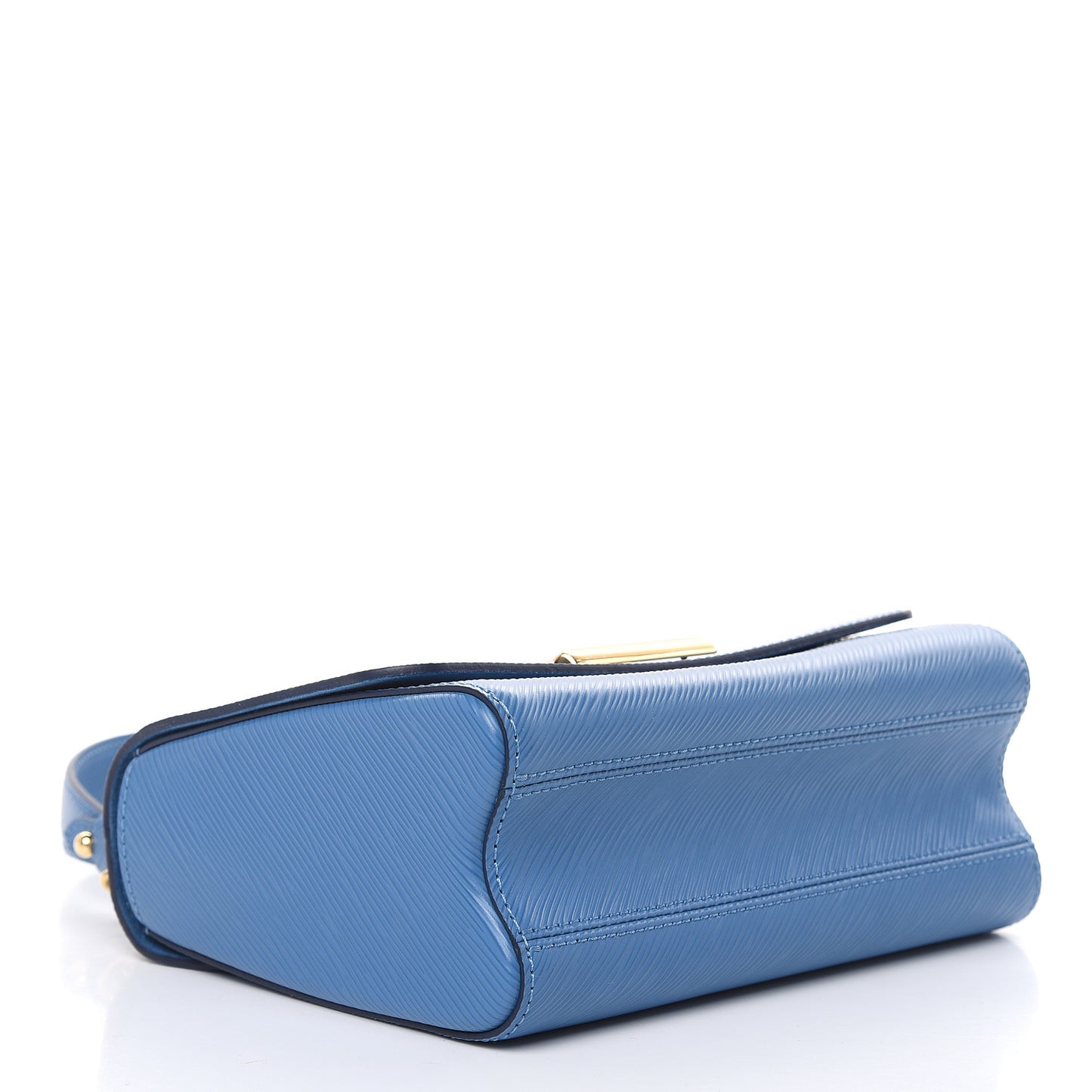 Epi Twist Shoulder Bag MM Blue Jean