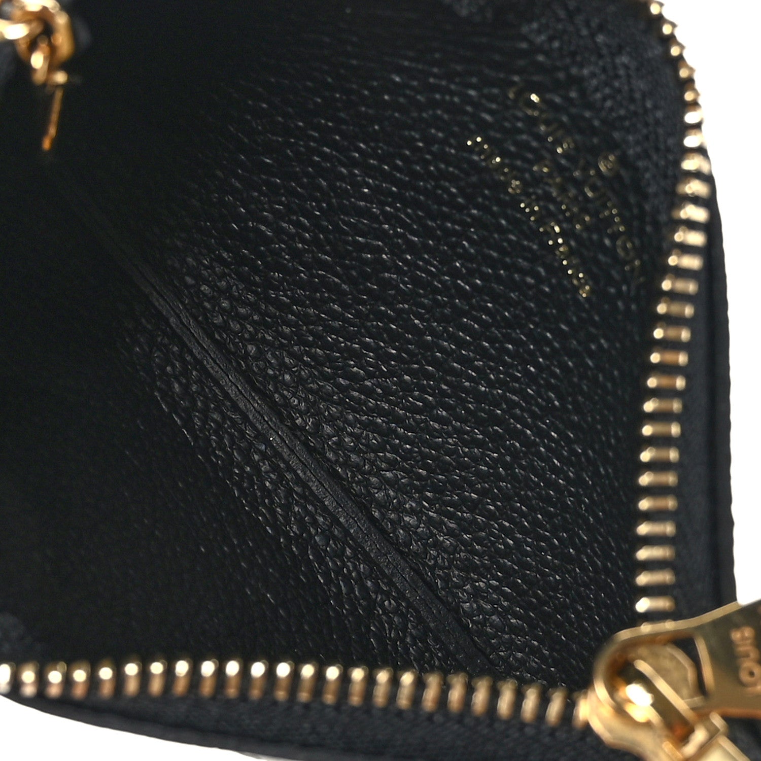 Louis Vuitton Empreinte Monogram Giant Key Pouch Black 5 of 7