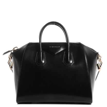 Givenchy Shiny Lord Calfskin Medium Antigona Black 1 of 11