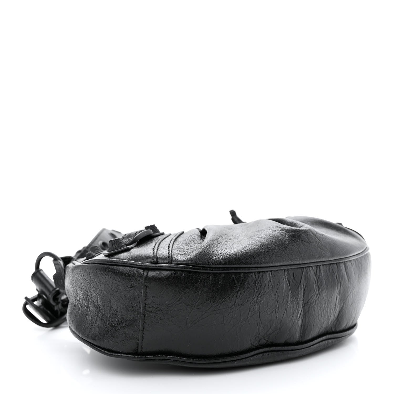 Balenciaga Agneau Arena Monochrome Le Cagole Shoulder Bag XS Black 4 of 11