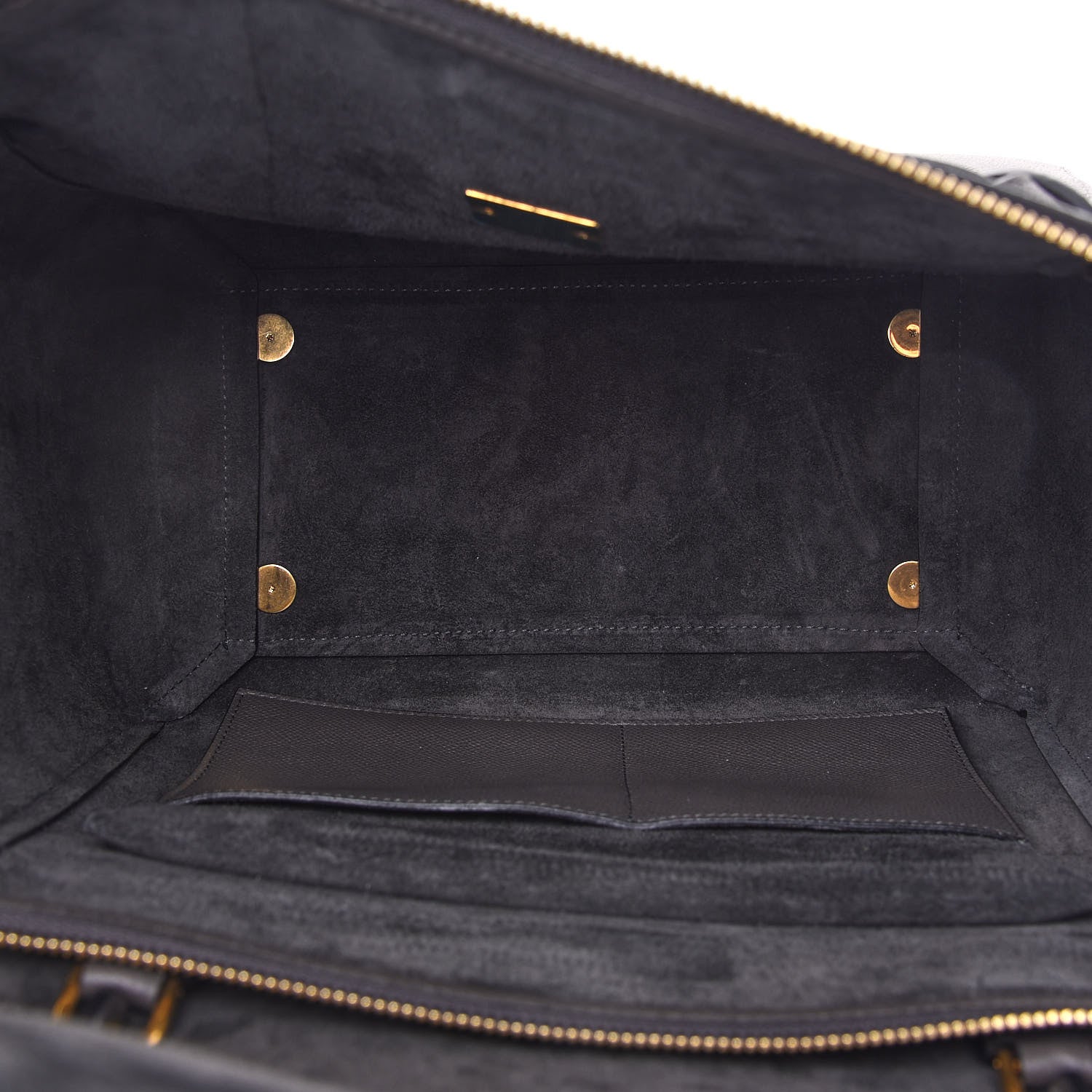 Celine Grained Calfskin Mini Belt Bag Grey 5 of 11
