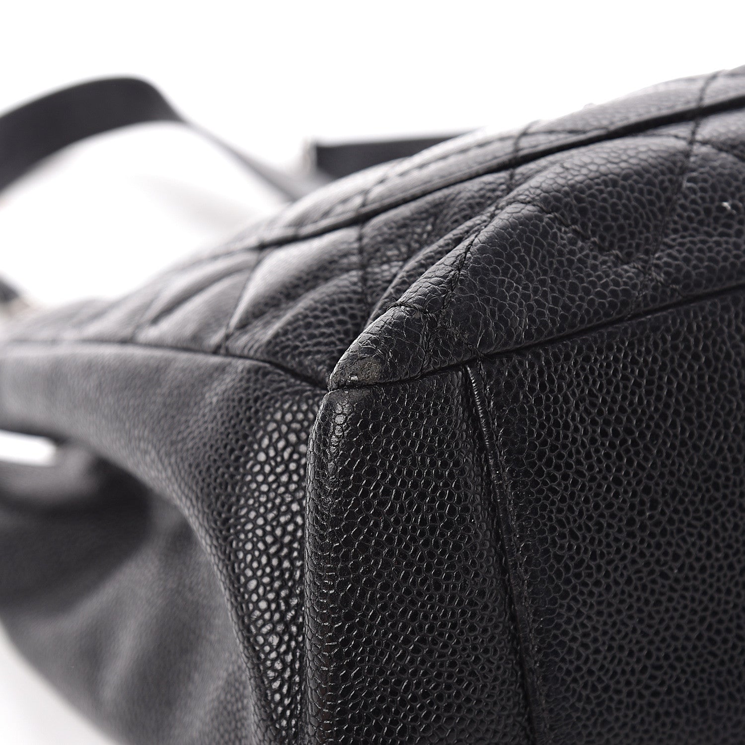 Chanel Caviar Quilted Grand Shopping Tote GST Black 17 of 24