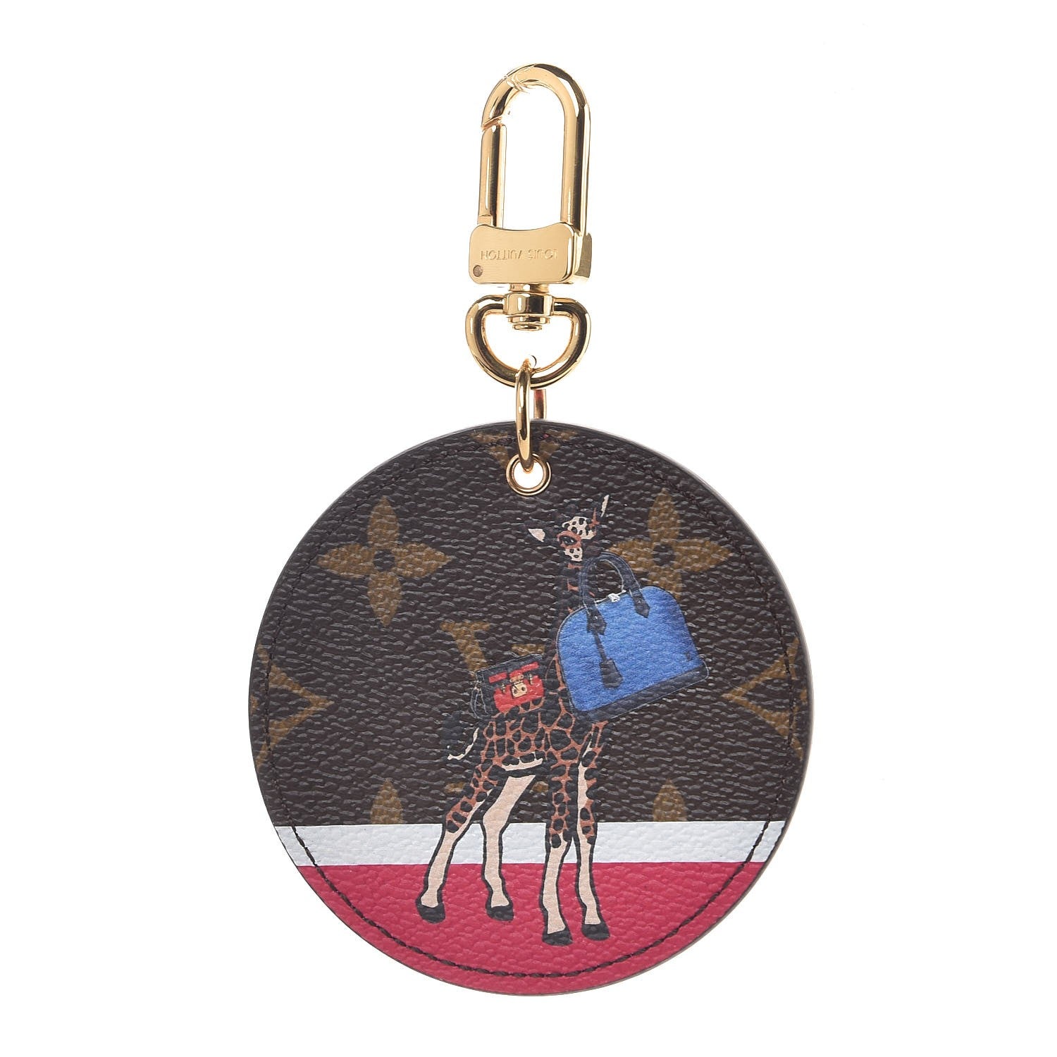 Louis Vuitton Monogram 2017 Christmas Animation Bag Charm Key Holder 1 of 4