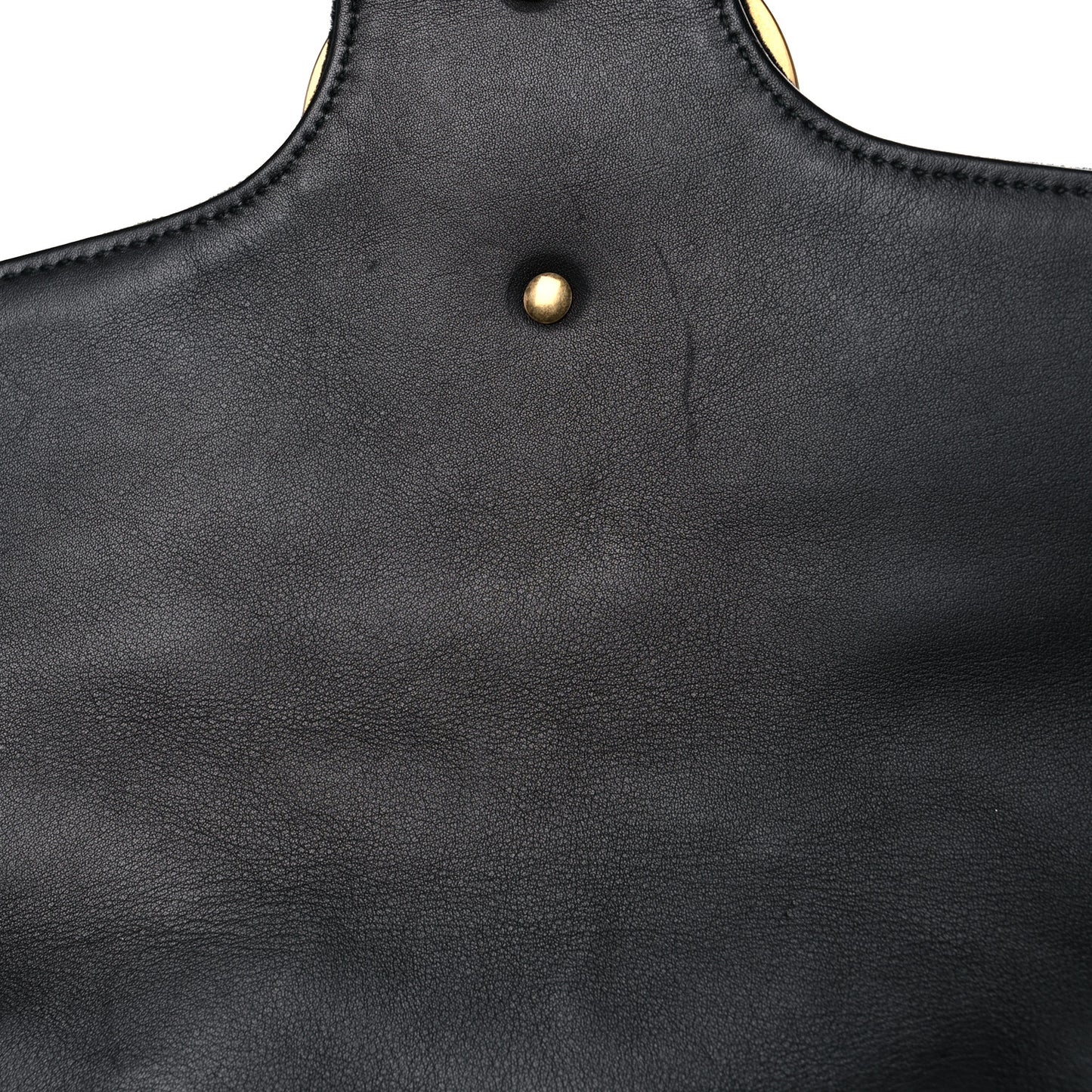 Velvet Matelasse Medium GG Marmont Shoulder Bag Black
