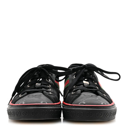 Gucci Econyl Nylon Web Monogram Off The Grid Mens 1977 Tennis Sneakers 8.5 Black 3 of 9