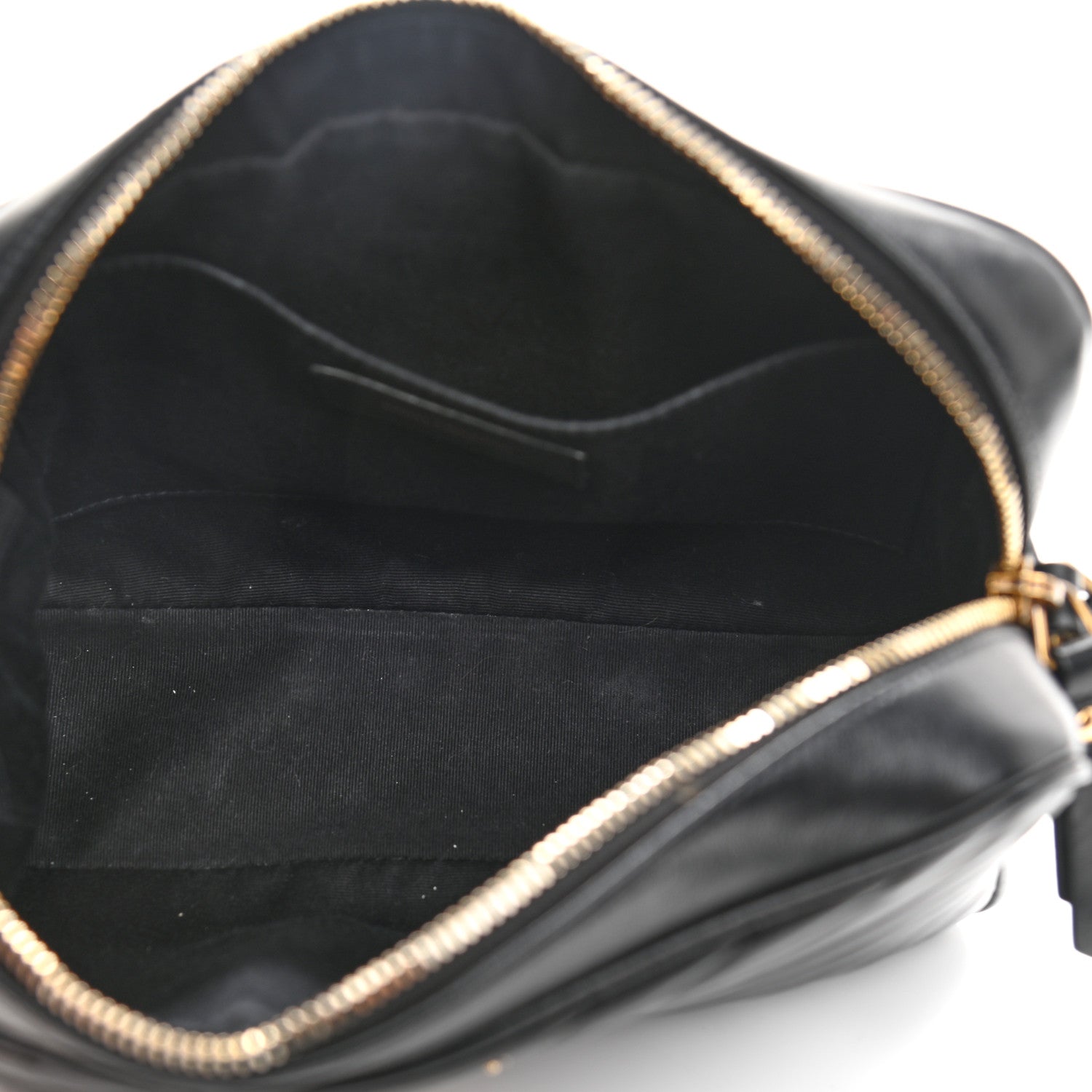 Saint Laurent Calfskin Matelasse Monogram Lou Camera Bag Black 5 of 14
